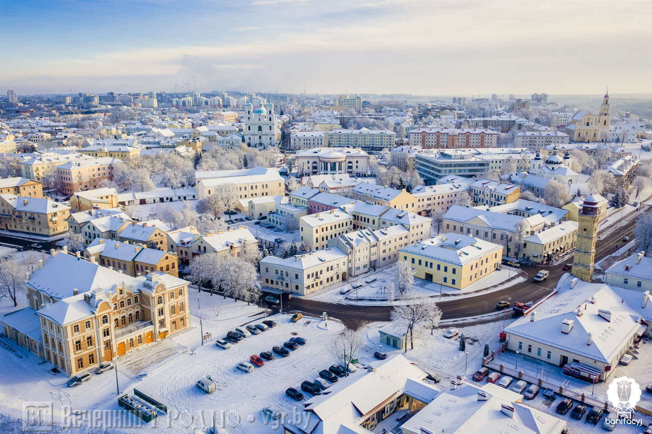 Город Гродно зимой